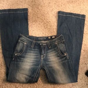 Miss Me jeans size 28 wide leg